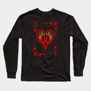 G.O.N. CARD DECK (ACE O' HEARTS) Long Sleeve T-Shirt